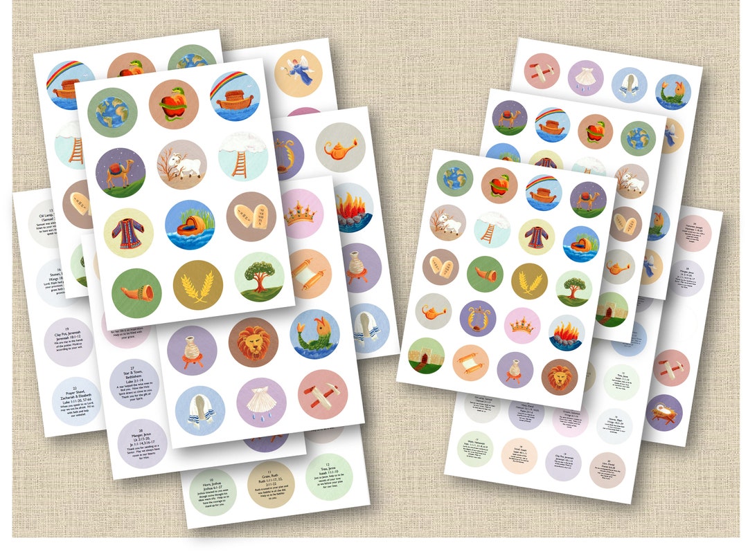 ADVENT Our Jesse Tree Set Printable Digital - Etsy