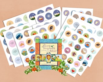 ADVENT Jesus Storybook Bible - List 4 Old Testament till birth of Jesus Ornaments from The Jesus Storybook Bible Printable