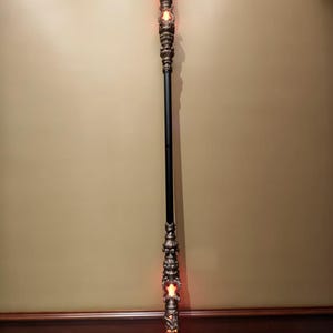 Black Myth Wukong Ruyi Jingu Bang - LED Cosplay Requisite und Sammlerraum Dekor