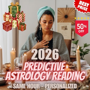 2026 Predictive Astrology Reading: Personalized Future Guidance (Digital)