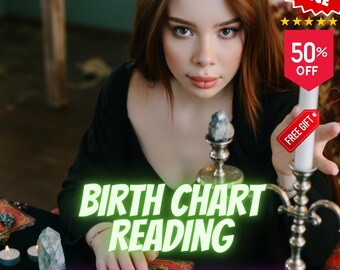 Detailed Natal Chart Reading: Personalized Astrology Analysis (PDF Download)