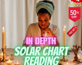 In-Depth Solar Return Chart Analysis: Personalized Astrology Reading (Same Day Digital Report)