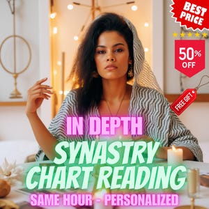 In-Depth Synastry Chart Reading: Personalized Relationship Astrology (PDF File)
