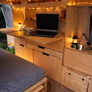 VW Caddy Maxi Camper Möbel Set – passend für Kasten/LKW (alle Modelle bis & ab 2020)