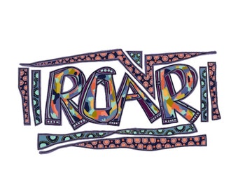 Roar sticker