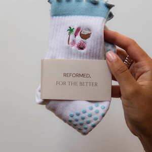 Tropical Pilates Grip socks