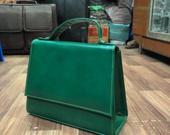 Bolso tote de cuero italiano hecho a mano: elegante bolso bandolera