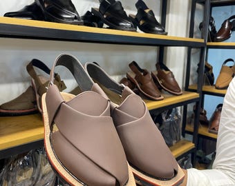Cultural Handmade Peshawari Chappal, Men's Traditional Sandals, Gift for Him, Authentic Footwear