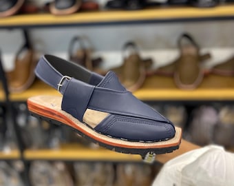 Cultural Handmade Peshawari Chappal, Men's Traditional Sandals, Gift for Him, Authentic Footwear