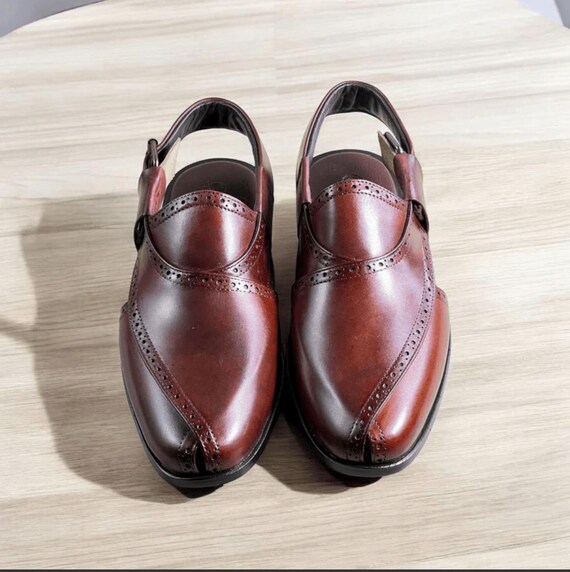 Cultural Handmade Peshawari Chappal, Men display picture 3