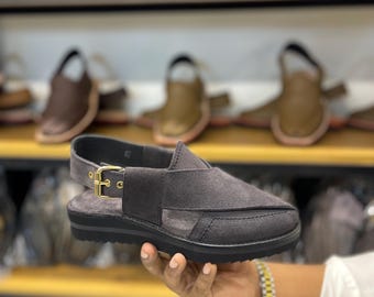 Cultural Handmade Peshawari Chappal, Men's Traditional Sandals, Gift for Him, Authentic Footwear
