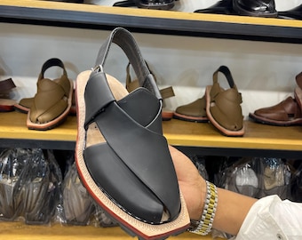 Cultural Handmade Peshawari Chappal, Men's Traditional Sandals, Gift for Him, Authentic Footwear