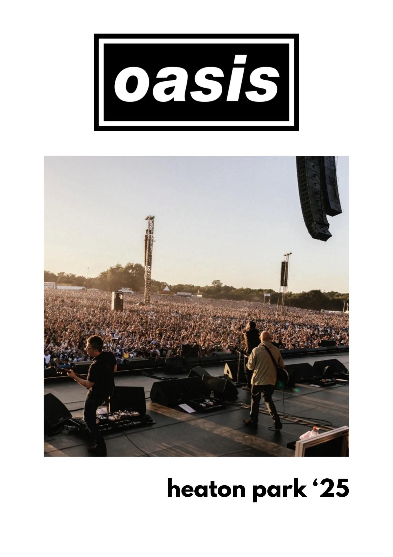Oasis Live '25 - Etsy