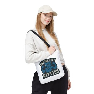 Detroit Lions Inspired Sports Tote Bag for Women, Glam Detroit Sports Fan Gift, Lady&#39;s  Game Day Purse, Detroit Lions Fashion Tote, Detroit