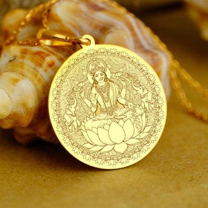 Sri Yantra Necklace – Sacred Geometry Pendant, 14K Gold, Silver, Plated Options, Hindu Spiritual Jewelry, Meditation Gift