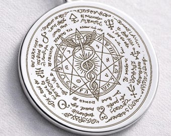Baphomet Pentagram Necklace: Solid Gold Occult Talisman Pendant, Gothic Pagan Jewelry