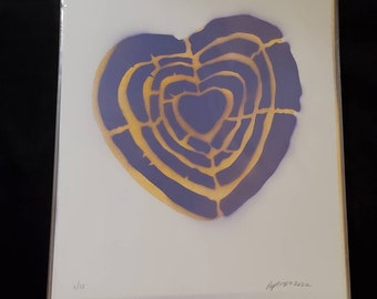 Heart-shaped Concha (lavender)
