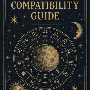 Zodiac Sign Compatibility Guide: Astrology Chart (Digital PDF Download