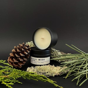 Nordic Woods Scented Candle – Cedar, Pine & Moss, Earthy Forest Soy Candle