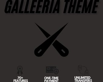 Galleeria Shopify Theme Modern and Responsive Design for Fashion, Lifestyle and Dropshipping Stores