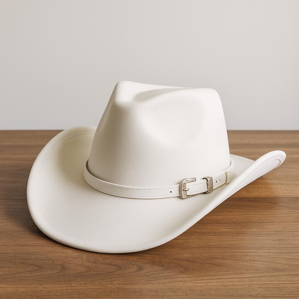 Soft Suede Western Cowboy Hat – Unisex Wide Brim Travel  display picture 2