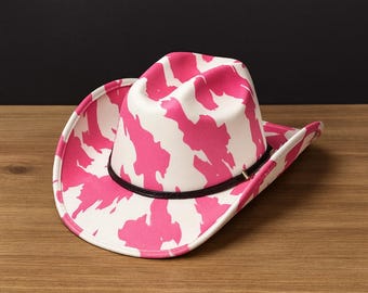 Camouflage Suede Cowboy Hat – Unisex Western Fedora