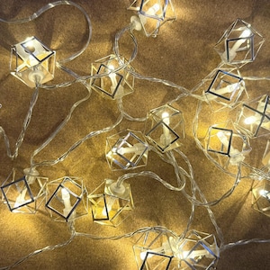 20 LED Chrome Geometrische Lichterketten