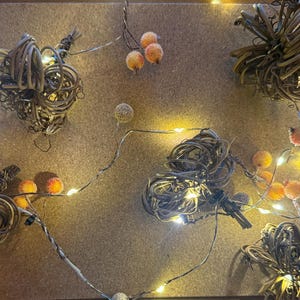 Pumpkin Rattan String lights