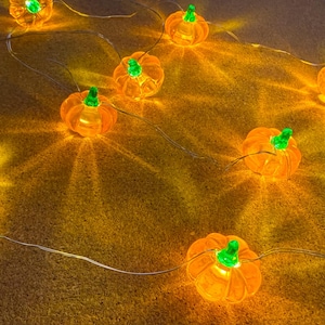 Mini Pumpkin String Lights