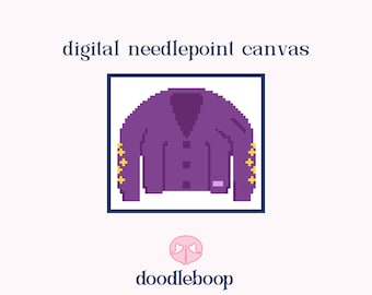 S.N. Cardigan | Digital Needlepoint Chart