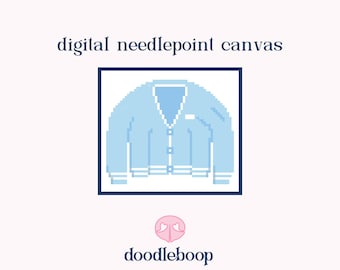 1989 Cardigan | Digital Needlepoint Chart