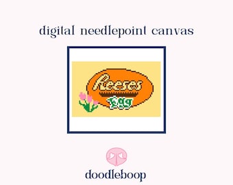 Chocolate Egg | Digital Needlepoint Chart