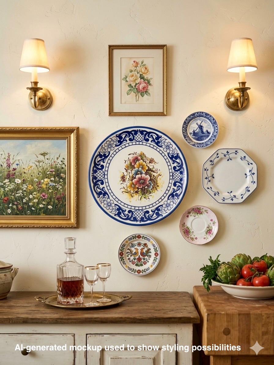 Large Spanish Plate - Etsy