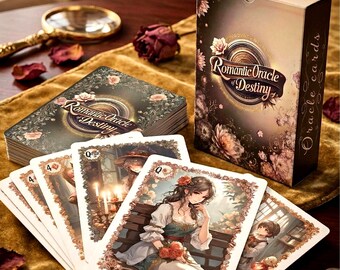 Romantic Oracle of Destiny – 54 Cards Manga Renaissance Oracle Deck (Multilingual)