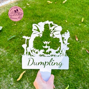 Personalized Pet Memorial Sign, Custom Guinea Pig Grave Marker, Pet Memorial Plaque, Outdoor Garden Decor, Pet Loss Gift, Cemetery Marker