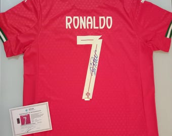 Cristiano Ronaldo CR7 Signed Portugal 2025 Jersey with COA