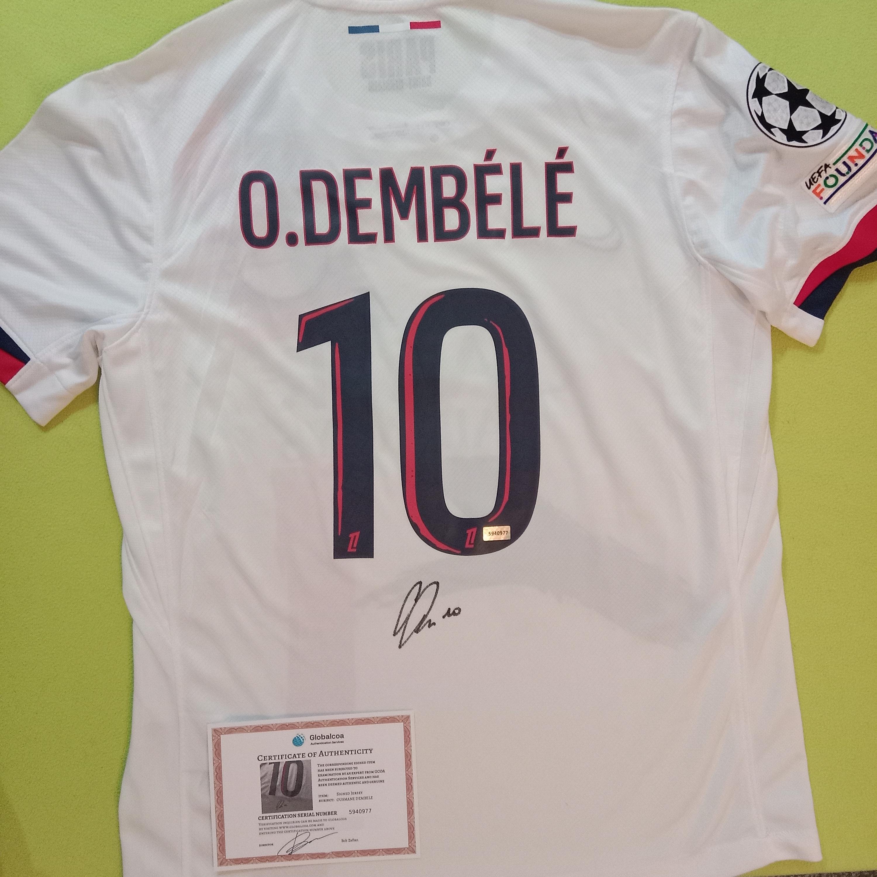 Dembele Signed Shirt - Etsy