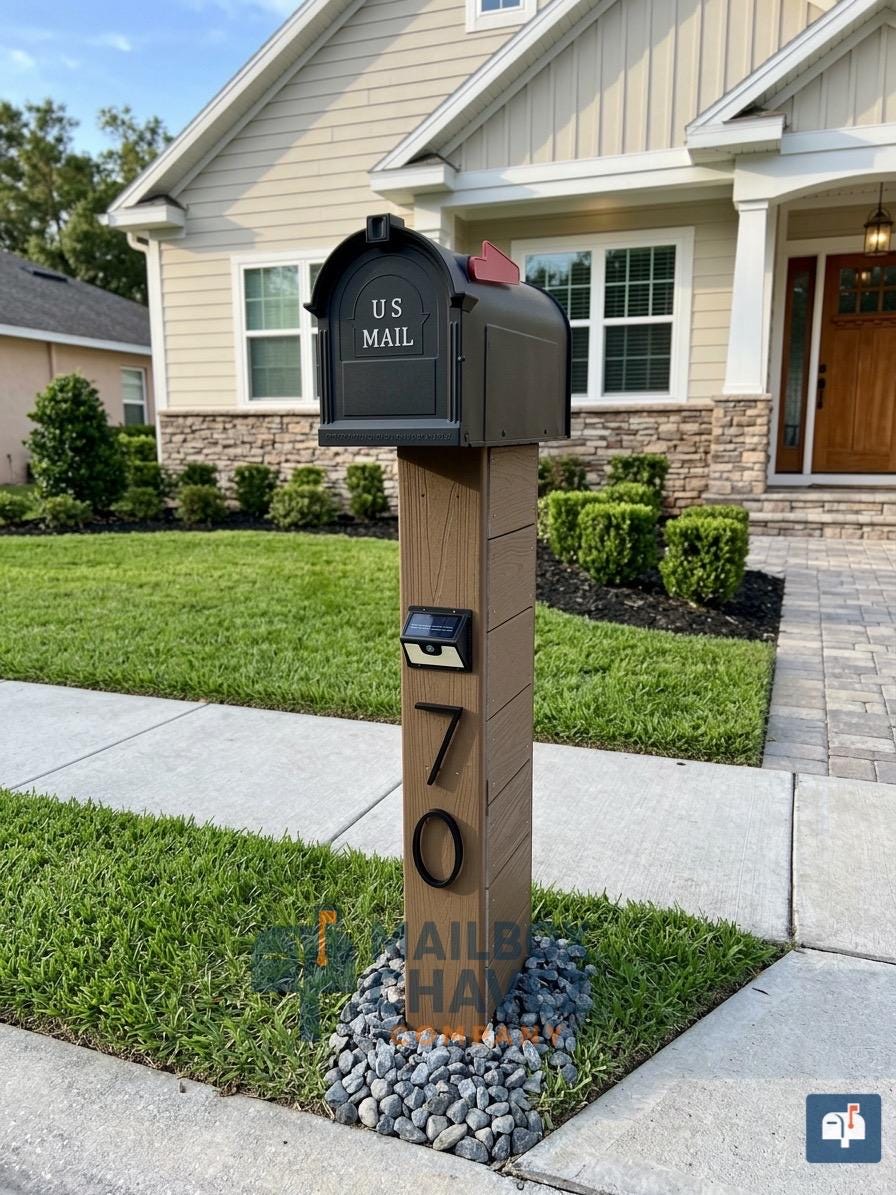 Modern Mailbox, Custom Mailbox, Residential Mailbox. Mailbox, Premium ...