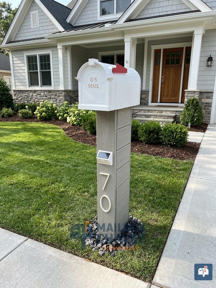 Modern Mailbox, Custom Mailbox, Residential Mailbox. Mailbox, Premium ...