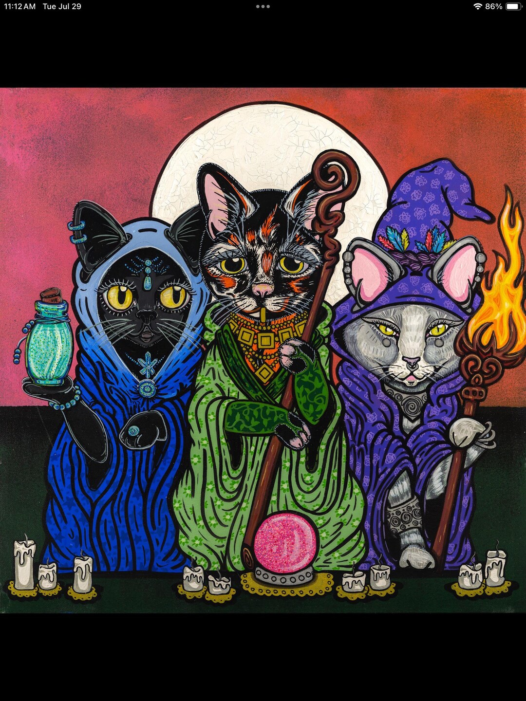The Three Weird Sisters - Etsy