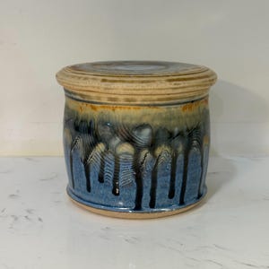 Handmade Studio Pottery French Style Butter Dish