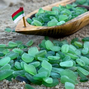 Echtes Kleines Seeglas, 100-300 Stück, 1/4&quot;- 1/2&quot;&quot;