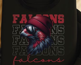 Falcons PNG: Game Day Design | Instant Download