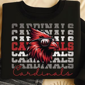 Retro Cardinal PNG: High-Resolution Digital Download | Instant Download (DM for Custom)