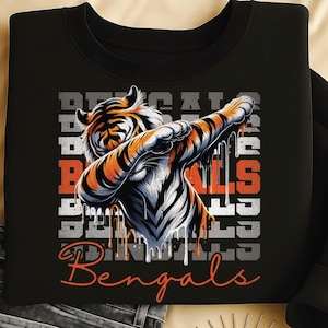 Bengals Dabbing PNG | Instant Download (DM for Custom)