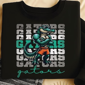 Cool Gators Png, Alligator With Shorts Sublimation Design | Instant Download (DM for Custom)