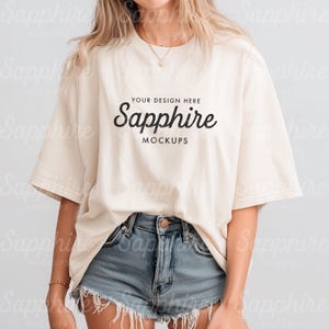 Comfort Colors 1717 Mockup, Ivory, Comfort Colors 1717, Tshirt Mockup, Comfort Colors 1717 Mockups, T Shirt Mockup, Shirt Mockup