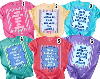 Comfort Colors Teacher Last Day School Shirt, Summer Break Tee, End of Year Group Shirt, Most Likely Teacher Team Shirts