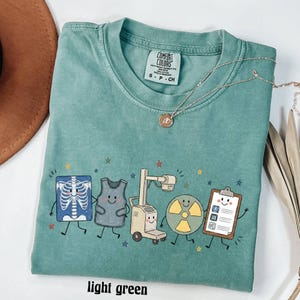 Comfort Colors X-Ray Tech Shirt, Radiology Tech T-shirt, Rad Tech Graphic, Xray Technician Tee, Radiologic Technologist,Medical Imaging Crew image 5