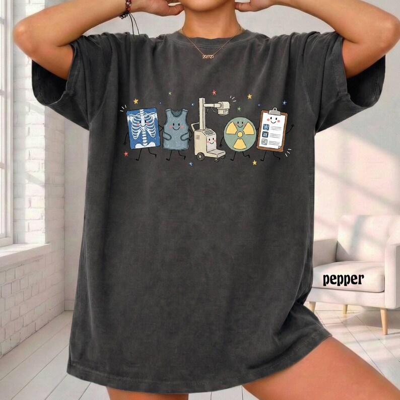 Comfort Colors X-Ray Tech Shirt, Radiology Tech T-shirt, Rad Tech Graphic, Xray Technician Tee, Radiologic Technologist,Medical Imaging Crew image 16